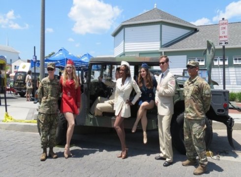 Beach Goes Red, White, Blue
