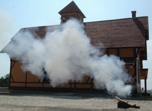Firing of the Lyle Gun: A Life-Saving Cannon