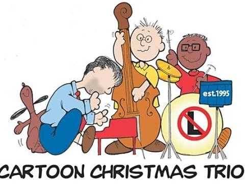 Cartoon Christmas Trio