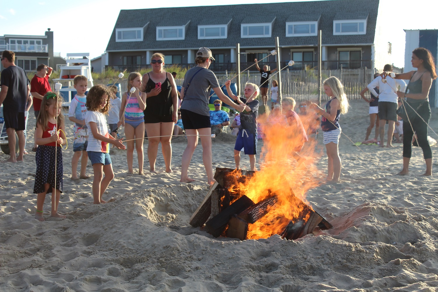 Dewey Beach Bonfires on the Beach