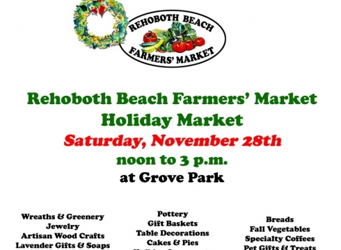 Rehoboth Beach Holiday Farmers Market