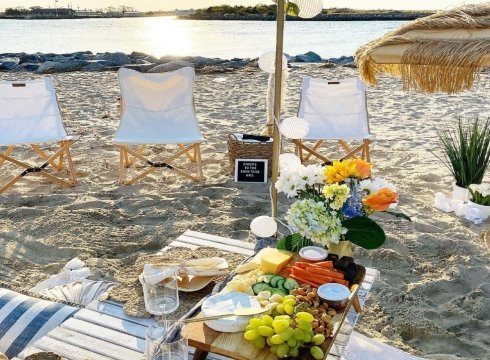 Wine Down Wednesday - A Luxury Beach Picnic and Wine Tasting Tour