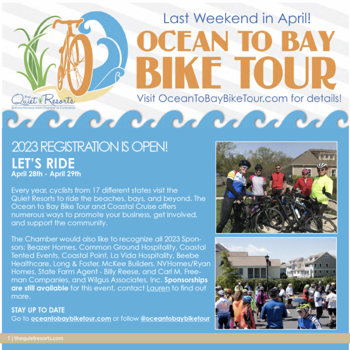 Ocean to Bay Bike Tour