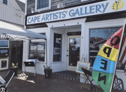 Cape artists gallery sidewalk and tent sale