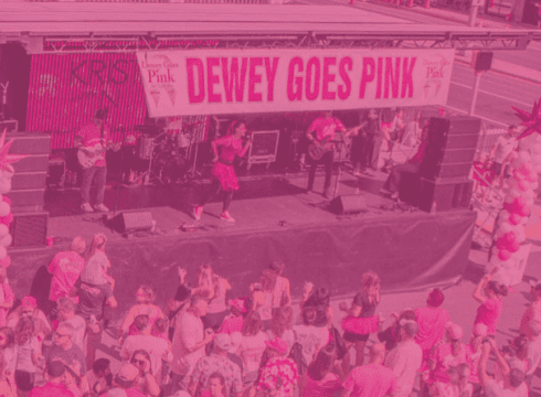 Dewey Goes Pink