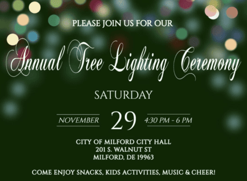 Milford’s Annual Tree Lighting Ceremony!