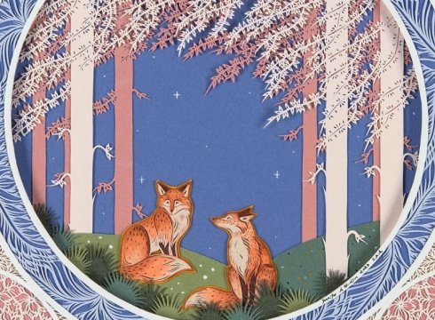 "The Paper Forest": Paper Art by Jennifer Hudson