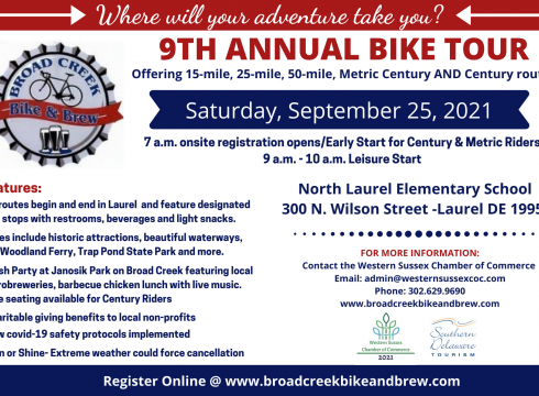 9th Annual Broad Creek Bike and Brew