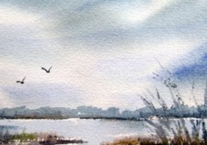Wet Into Wet Watercolor Marshes