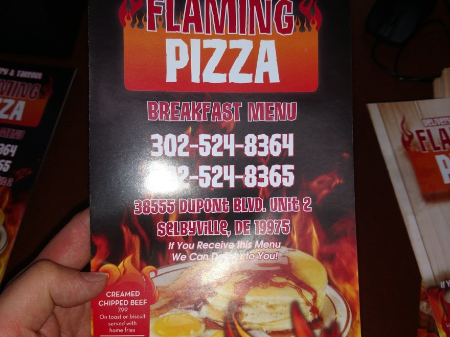 Flaming Pizza